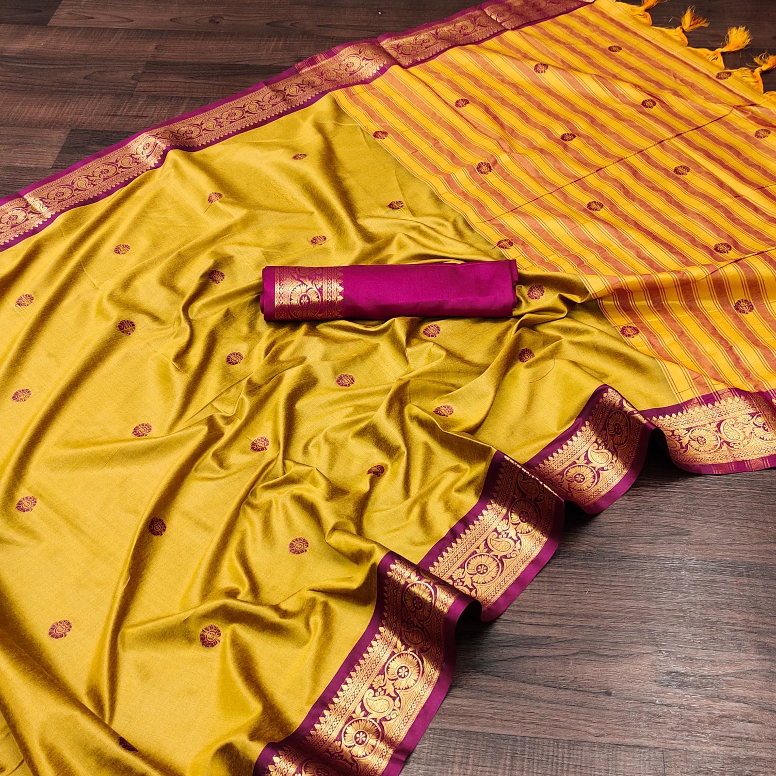 Pure Mercerised Cotton Silk Saree