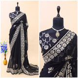 Presenting you most beautiful seqwance saree