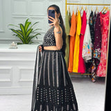 Superhit Black Bollywood Lehenga Choli