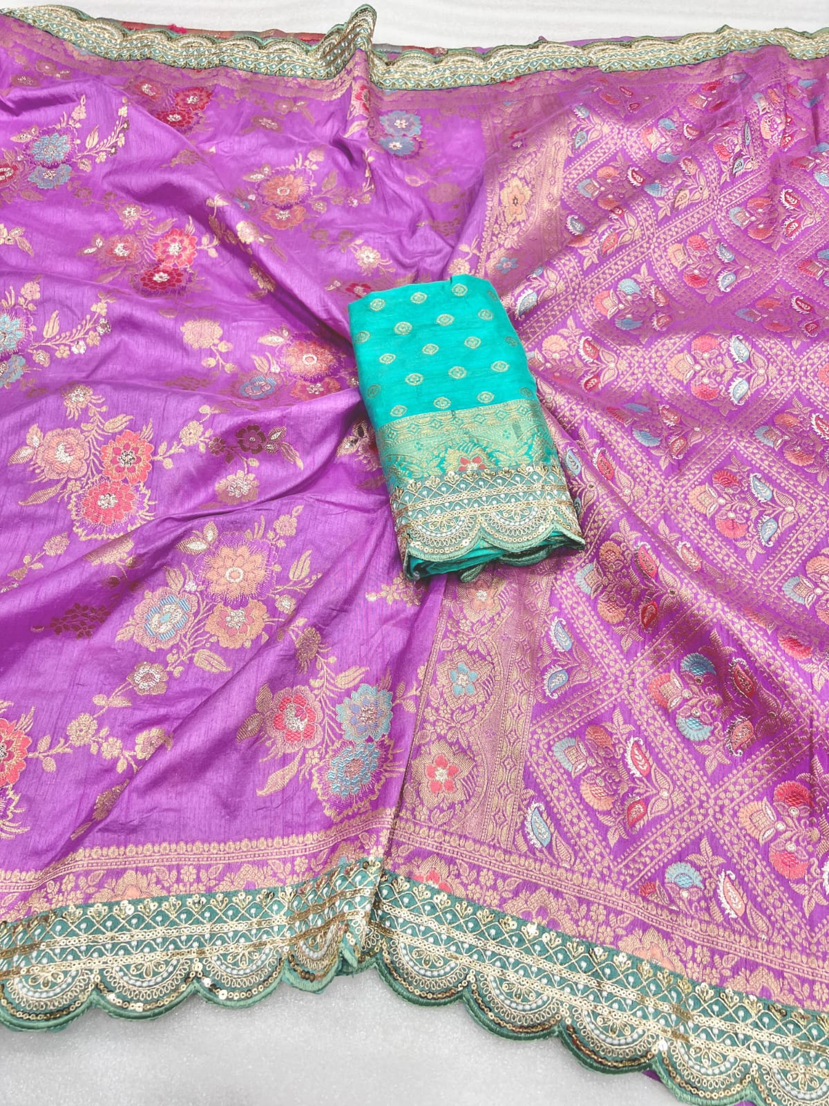 Gorgeous Shaded Organza  Saree