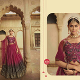 New Exclusive Embroiered Semi Stitched Bridal Lehenga Choli