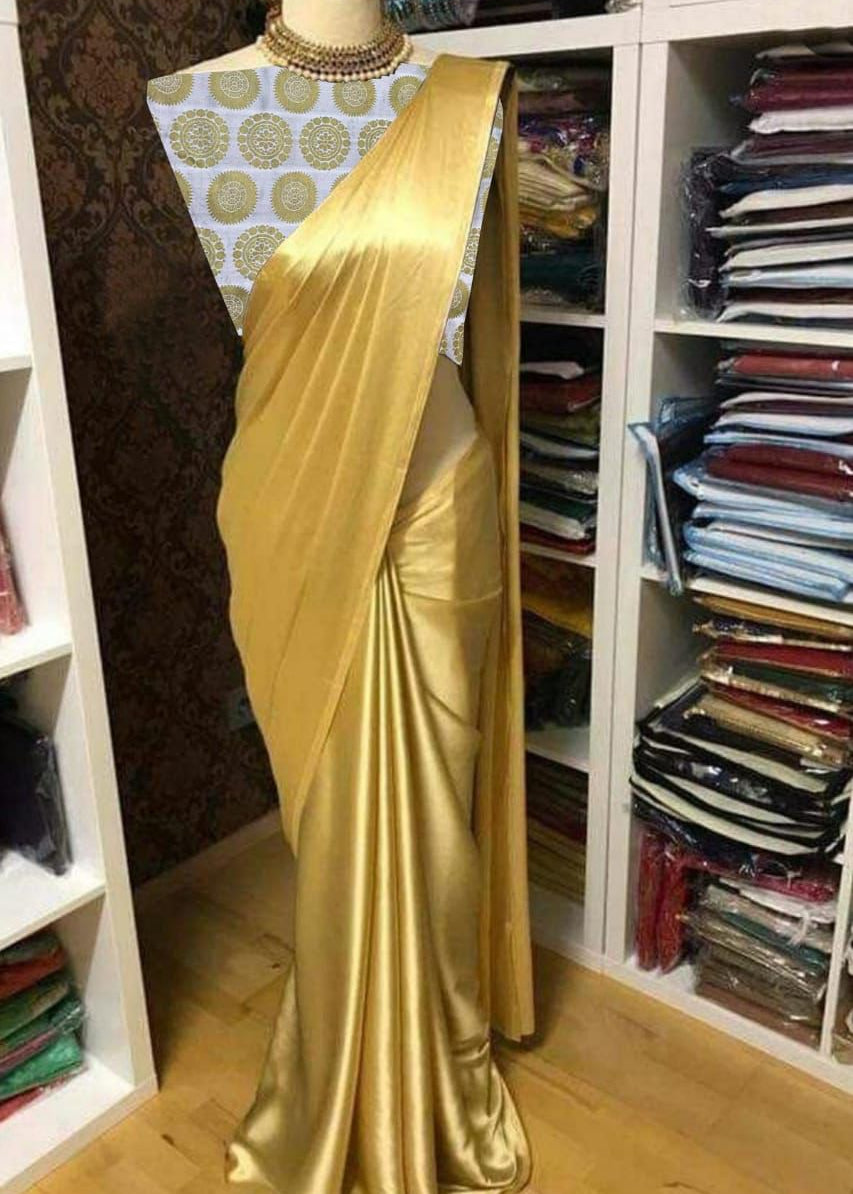 Fancy Satin Silk Saree