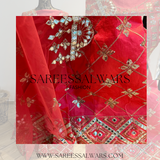 Party Lehenga Red