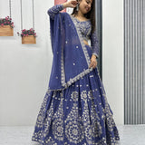 Heavy Embroidered Georgette Lehenga