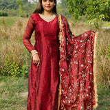 Bandhej Faux Georgette Suit