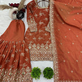 Presenting New Collection in Simmer Silk Gown