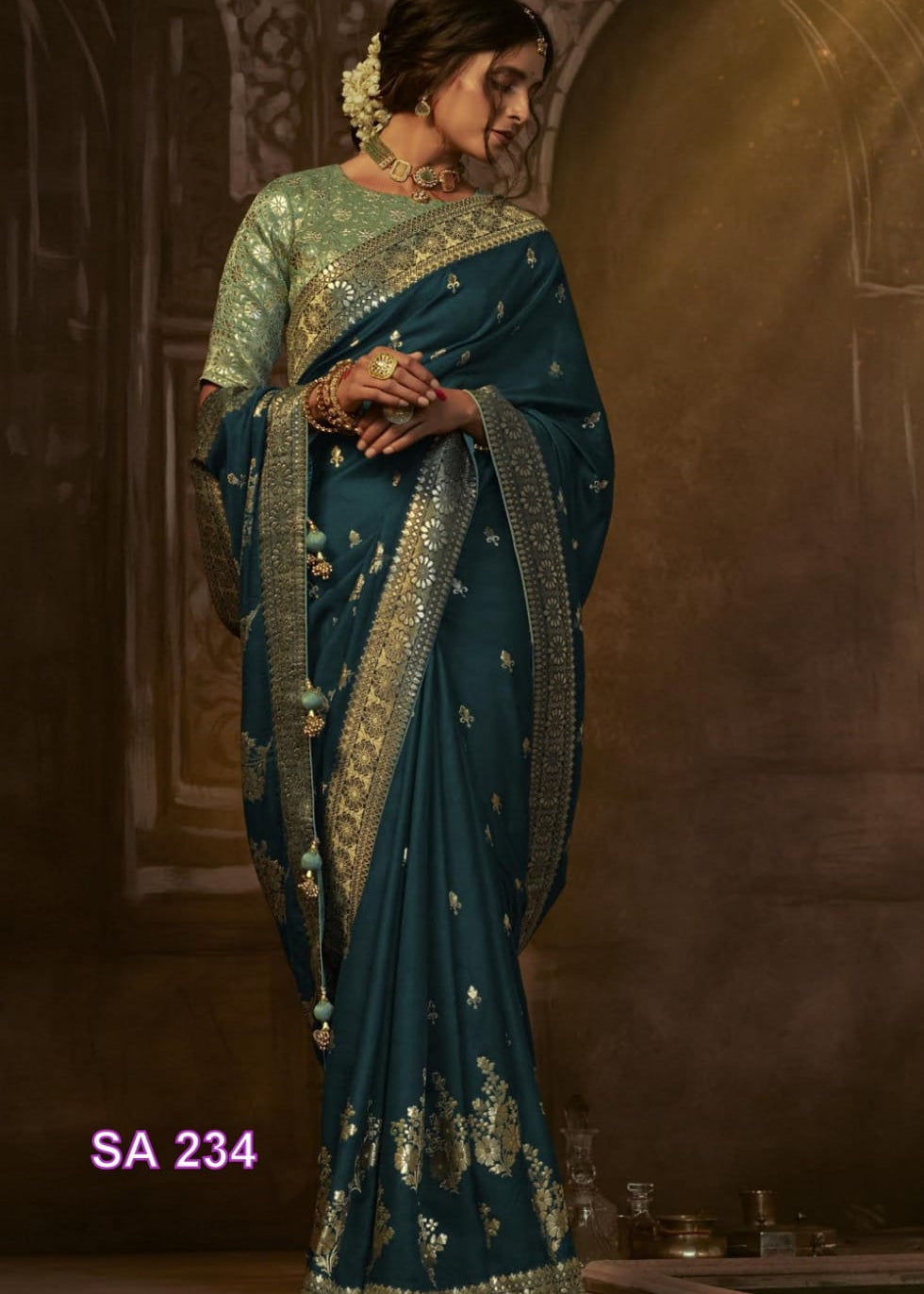 Premium Pure Dola Silk Saree