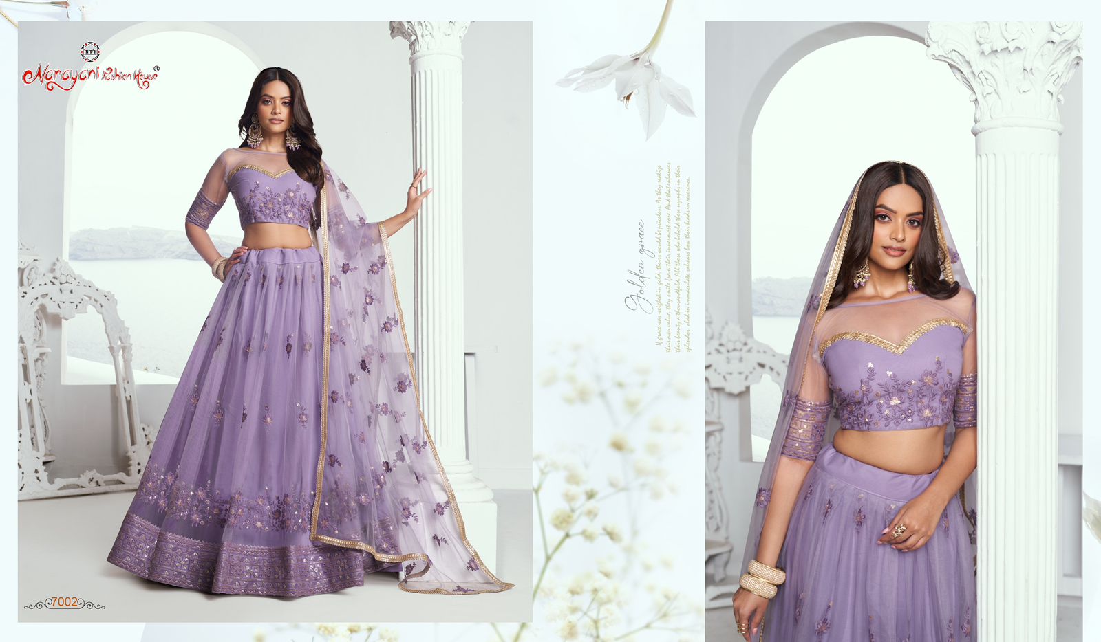 Premium Bridal Colored Lehenga Choli