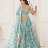 Premium Bridal Net Lehenga