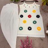 Trendy Khadi Cotton Mirror Suit
