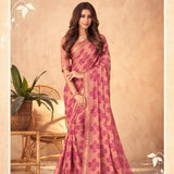 Georgette simple saree collection