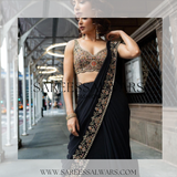 Faux Georgette Saree