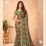 Georgette simple saree collection