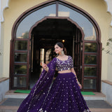 Designer  Blooming  Lehenga  Choli