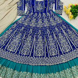 Bridal Blue Occasionally Top Lehenga