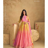 Sayuri Chinon Silk Anarkali Dress Collection