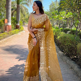 Soft Organza Gotapati Saree