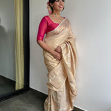 Presenting Enchanting Yet Breathable Organic Banarasi Sarees