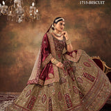 Premium  Bridal Velvet Wedding Lehenga