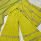 Beautiful Parrot Plazzo Set