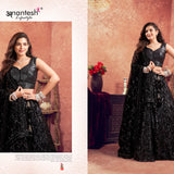 Premium Black Bride Lehenga Choli