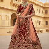 Adorn Embroidered Wedding Lehenga