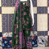 Glamour Green Floral Print Suit