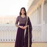 Calssical Blooming Anarkali Gown