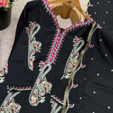 Black Ethnic Wear Fancy Suit