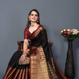 Beautiful kathan silk saree