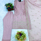 Fashionable Tebby Silk Suit