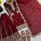 Panjabi Occasionally Embroidered Suit