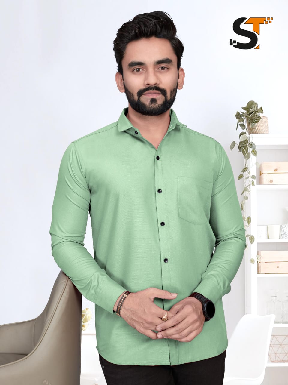 Men's Officewear Heavy Cotton Shirt