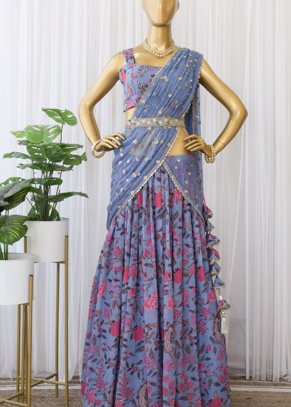 Beautifull Fancy Flower Print Lehenga Choli