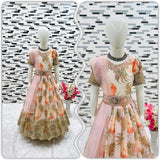 Kids Flower Printed Gown Collection