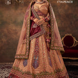 Premium  Bridal Velvet Wedding Lehenga