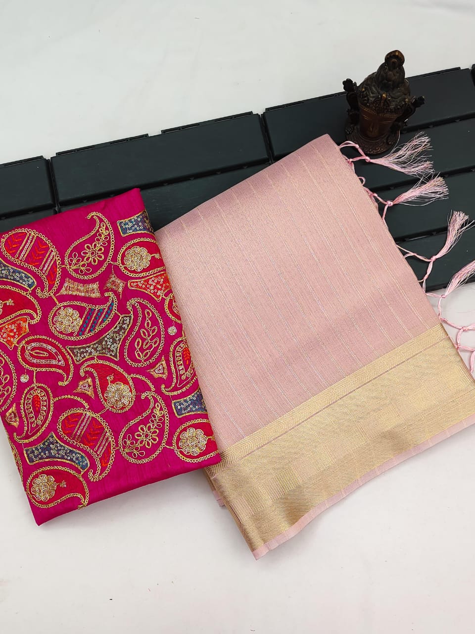 Beautifull Soft Cotton Silk   Saree