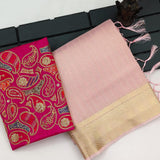 Beautifull Soft Cotton Silk   Saree