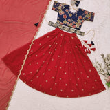 Charming Collection Of Red Kids Lehenga Choli