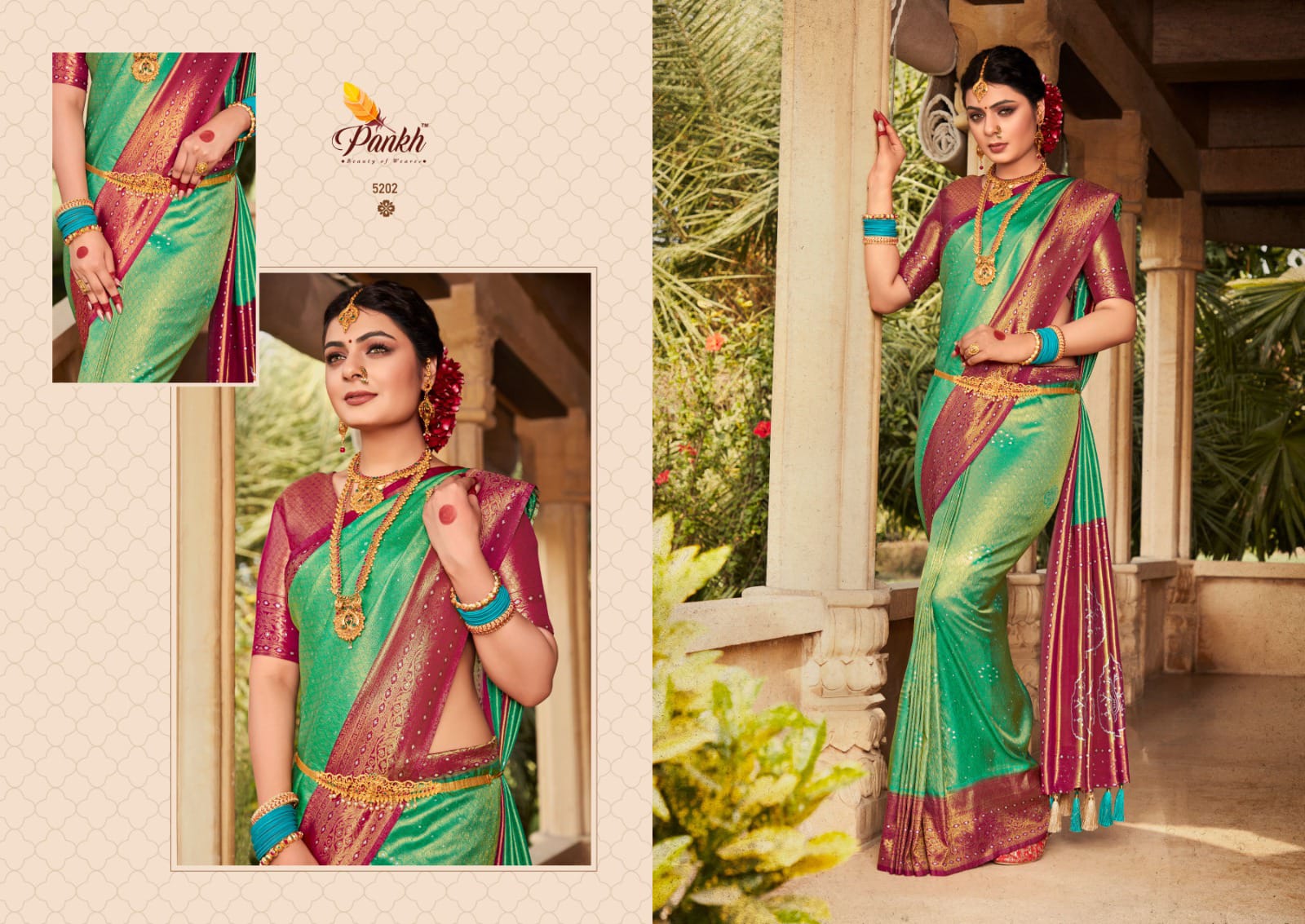 Trending kanjivaram silk saree