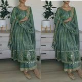 Exclusive Natural Creap Anarkali Suit