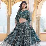 Pure Viscos Jacquard Lehenga