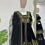 Black Stylish Bollywood Suit Plazzo