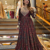 Launching New Designer Party Wear Look Gown