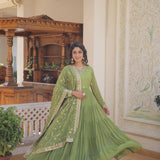 Faux Georgette  Anarkali Gown