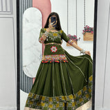 Olive Navartri Special Lehenga Choli