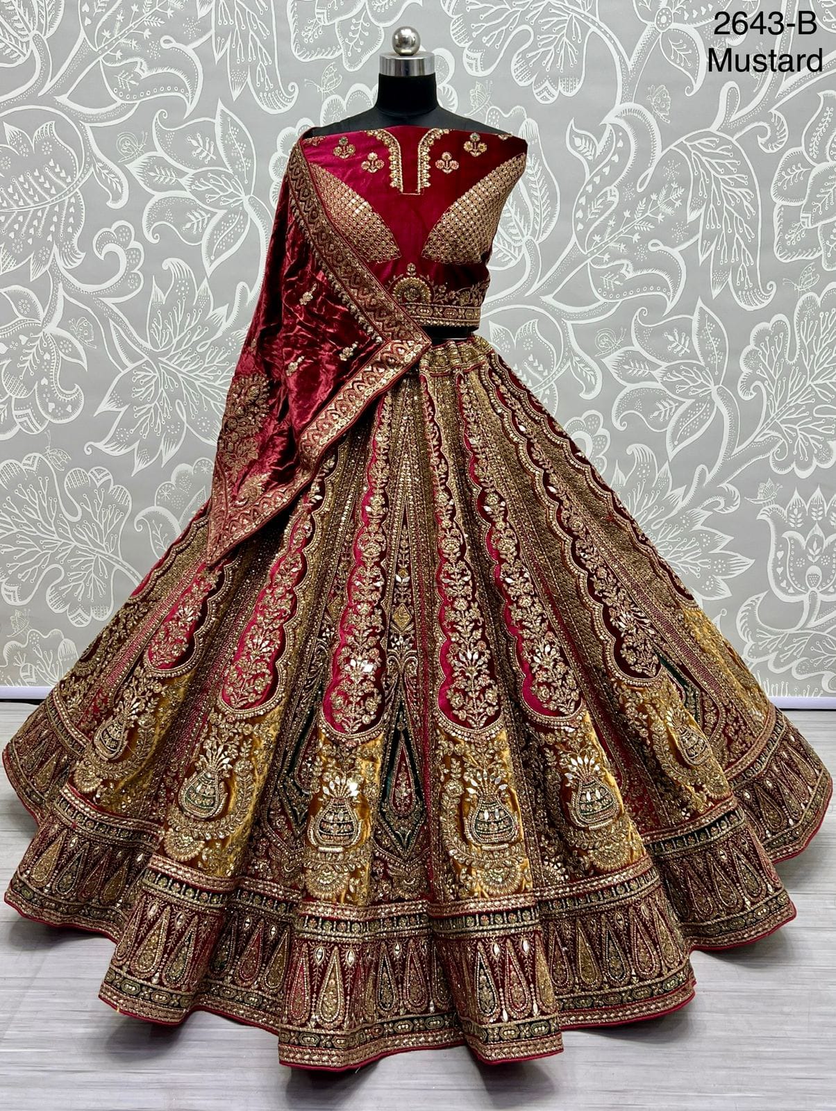 Meticulously Bridal Wedding Lehenga