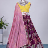 Beautifull Purple Wedding Lahenga