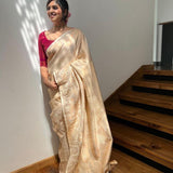 Presenting Enchanting Yet Breathable Organic Banarasi Sarees