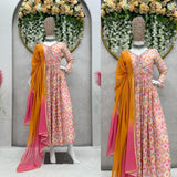 Presenting faux Georgette anarkali dress